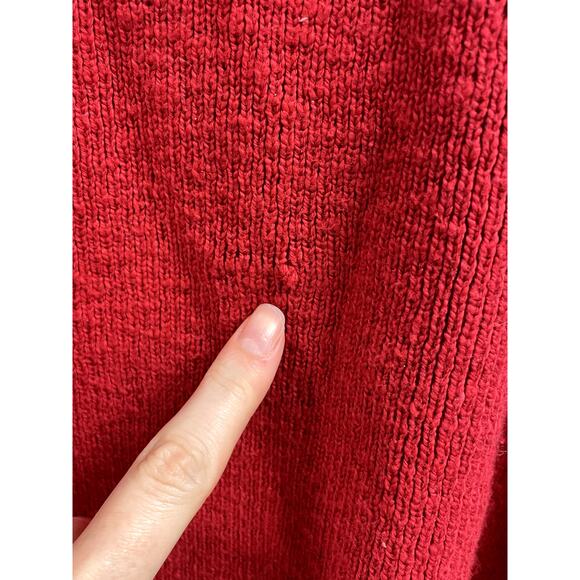 THE J PETERMAN CO NEW Merino Wool Crewneck Sweater in Marron Men's XL - Picture 6 of 11